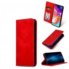 Samsung Galaxy A04 Dėklas Business Style raudonas