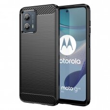 Dėklas Carbon flexible Motorola Moto G53 Juodas