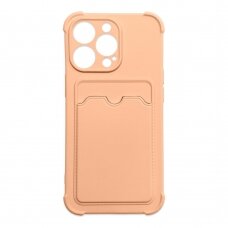 Dėklas Card Armor Case iPhone 12 Pro Rožinis