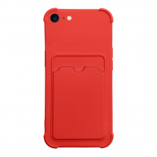 Akcija! Iphone 7 Plus/ Iphone 8 Plus Dėklas Card Armor Case raudonas