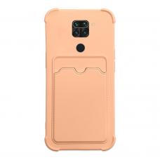 Dėklas Card Armor Case Xiaomi Redmi 10X 4G / Xiaomi Redmi Note 9 rožinis