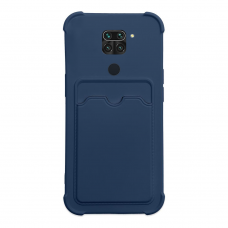 Dėklas Card Armor Case Xiaomi Redmi 10X 4G / Xiaomi Redmi Note 9 tamsiai mėlynas