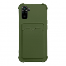 Dėklas Card Armor Case Xiaomi Redmi Note 10 / Redmi Note 10S Žalias