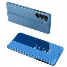 Dėklas Clear View Case Samsung Galaxy S23 Mėlynas