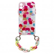 Dėklas Color Chain Case gel flexible elastic iPhone 12 Pro multicolour