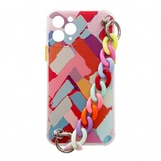 Iphone X / Xs Dėklas Color Chain Case gel fleible elastic multicolour