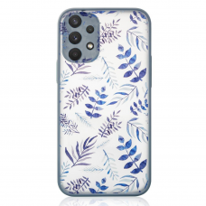Samsung Galaxy A13 / A04s Dėklas Design Case 5G Gėlėtas, tamsiai mėlynas