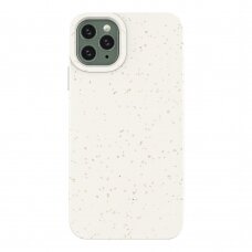 Iphone 11 Pro Max Dėklas Eco Silicone Cover Baltas