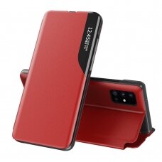 Dėklas Eco Leather View Samsung Galaxy Note 20 Ultra Raudonas