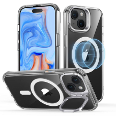 Dėklas ESR CLASSIC KICKSTAND HALOLOCK MAGSAFE IPHONE 15 Permatomas
