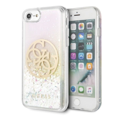 Dėklas Guess iPhone 7/8/SE 2020 / SE 2022 Liquid Glitter 4G Circle UGLX912