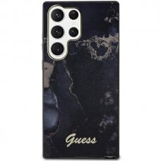 Dėklas Guess Marble GUHCS23LHTMRSK Samsung Galaxy S23 Ultra S918 Juodas