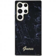 Dėklas Guess Marble GUHCS23LPCUMAK Samsung Galaxy S23 Ultra S918 Juodas