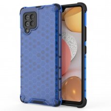 Samsung Galaxy A42 Dėklas Honeycomb Case armor cover with TPU mėlynas