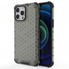 Iphone 13 Pro Max Dėklas Honeycomb Case  juodas