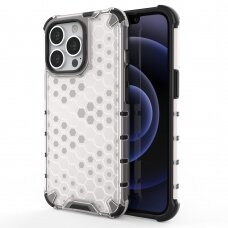 Iphone 13 Pro Dėklas Honeycomb Case  permatomas