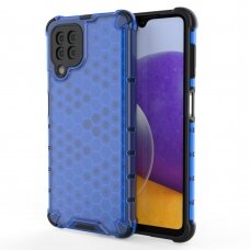 Dėklas Honeycomb Case Samsung Galaxy A22 4G mėlynas