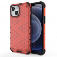Iphone 13 Mini Dėklas Honeycomb Case TPU  Raudonas