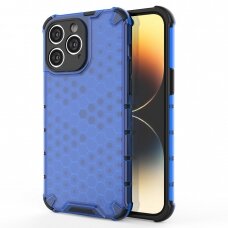 Iphone 14 Pro Max Dėklas Honeycomb  Mėlynas