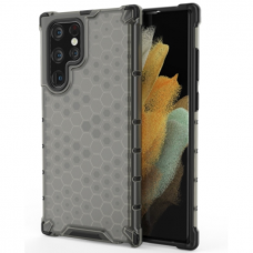 Samsung Galaxy S22 Ultra Dėklas Honeycomb  juodas