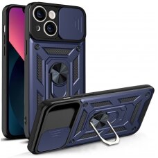 Iphone 13 Dėklas Hybrid Armor Camshield  Mėlynas