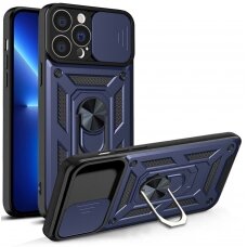 Iphone 13 Pro Dėklas Hybrid Armor Camshield  Mėlynas