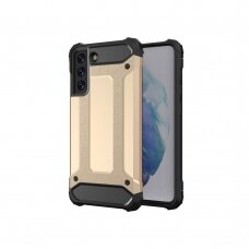 Samsung Galaxy S21 Fe Dėklas Hybrid Armor Case Tough Rugged  Auksinis