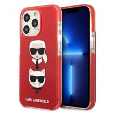 Iphone 13 Pro Dėklas Karl Lagerfeld Choupette KLHCP13LTPE2TR  Raudonas