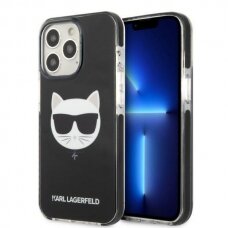 Iphone 13 Dėklas Karl Lagerfeld KLHCP13XTPECK  Juodas