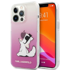 Dėklas Karl Lagerfeld KLHCP14XCFNRCPI iPhone 14 Pro Max Rožinis