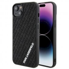 Dėklas Karl Lagerfeld KLHCP15M3DMKRLK iPhone 15 Plus 6.7" Juodas hardcase 3D Rubber Multi Logo