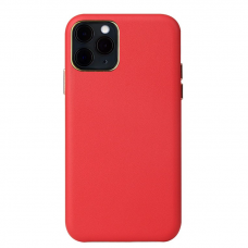 Dėklas Leather Case Apple iPhone 12 mini raudonas