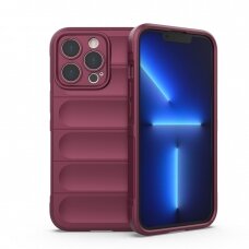 Iphone 13 Pro Dėklas Magic Shield Case  Bordo