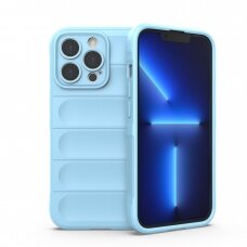 Iphone 13 Pro Dėklas Magic Shield Case  Šviesiai Mėlynas