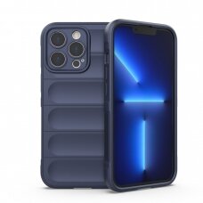 Iphone 13 Pro Dėklas Magic Shield Case  Tamsiai Mėlynas