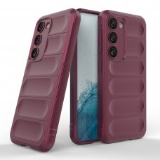 Samsung Galaxy S23 Plus Dėklas Magic Shield   Bordo