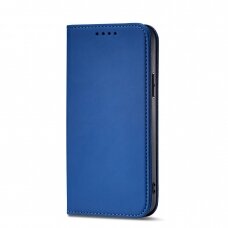 Dėklas Magnet Card Samsung Galaxy S23 Mėlynas