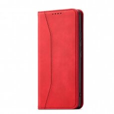 Dėklas Magnet Fancy Samsung Galaxy S23 Raudonas