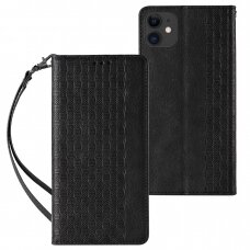 Iphone 13 Dėklas Magnet Strap Case for  Juodas