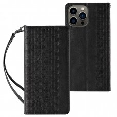 Iphone 14 Dėklas Magnet Strap Case for  Juodas