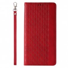 Dėklas Magnet Strap Case Samsung Galaxy S23 Raudonas
