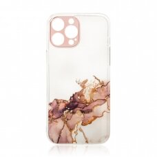 Iphone 12 Pro Max Dėklas Marble Case for Rudas