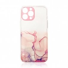 Iphone 13 Pro Max Dėklas Marble Case for  Rožinis