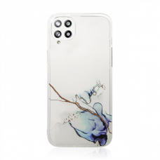 Samsung Galaxt A12 Dėklas Marble Case 5G Mėlynas