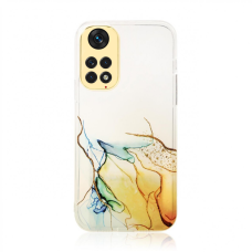 Dėklas Marble Case Xiaomi Redmi Note 11 Pro Oranžinis