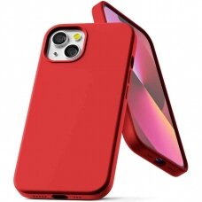 iPhone 14 Dėklas Mercury Silicone Case raudonas