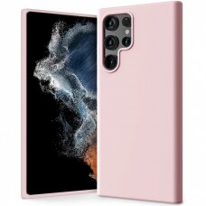 Dėklas Mercury Silicone Case Samsung S908 S22 Ultra rožinio smėlio