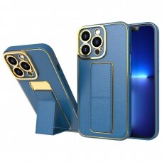 Dėklas New Kickstand Case iPhone 12 Mėlynas