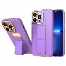 Dėklas New Kickstand Case iPhone 12 Violetinis