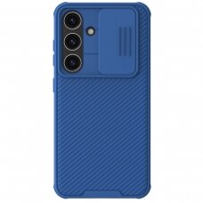 Dėklas Nillkin CamShield Pro armored case with camera cover for Samsung Galaxy S24 - Mėlynas